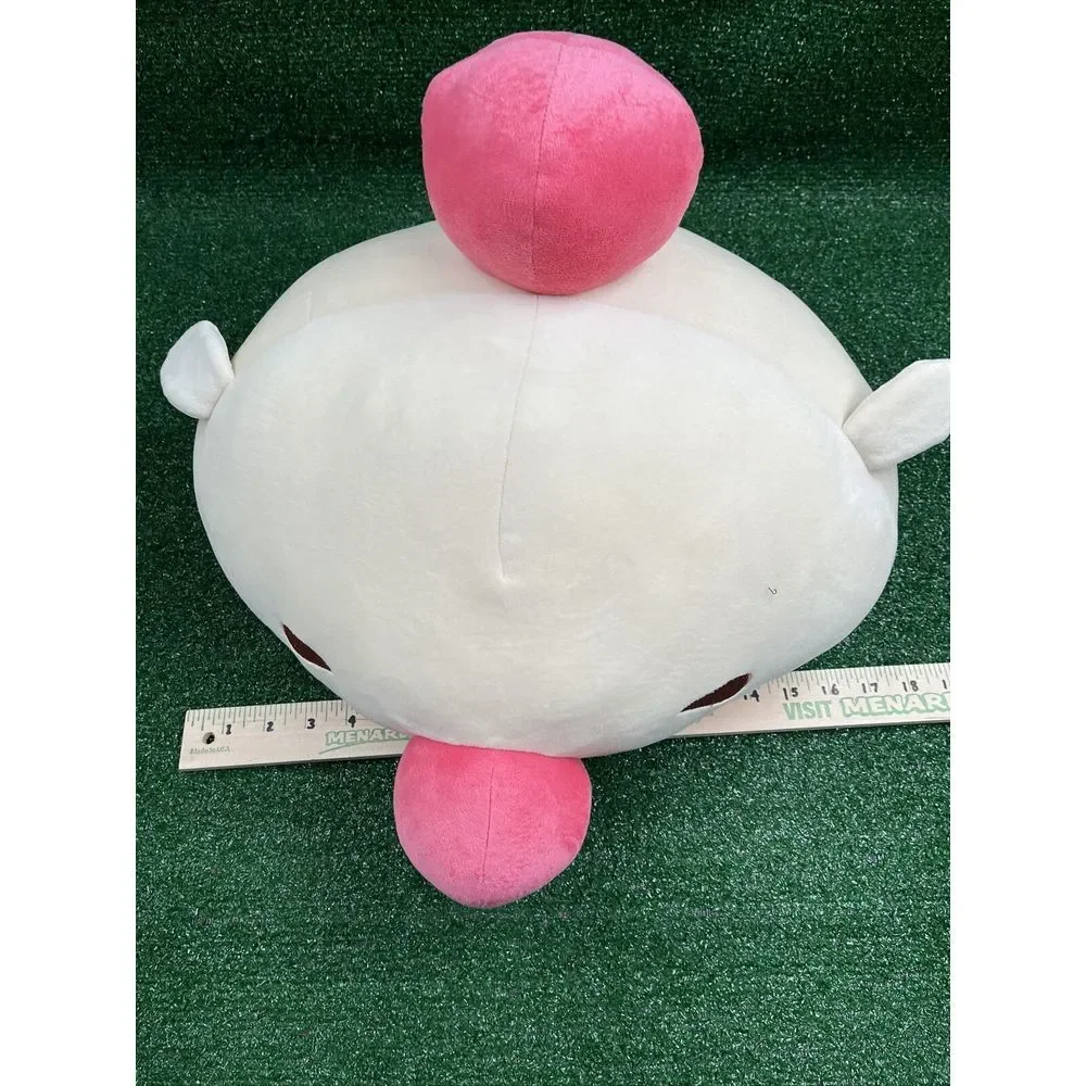 Final Fantasy All Stars Dissidia Moogle Face Pillow Plush 18 inches NWT‎